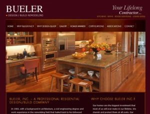 Buerler Remodeling website by Spencer Web Design