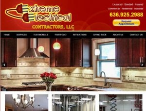 Extreme Electrical Website by Spencer Web Design