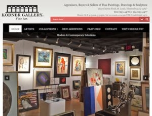 Kodner Gallery Website Designed by Spencer Web Design, Inc.