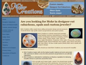 Mohr Creations eCommerce site by Spencer Web Design, Inc.