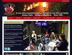 West County EMS and Fire Website by Spencer Web Design