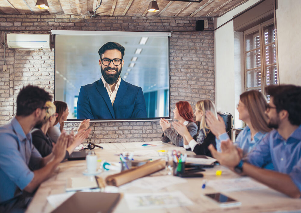 Standing out during a digital presentation